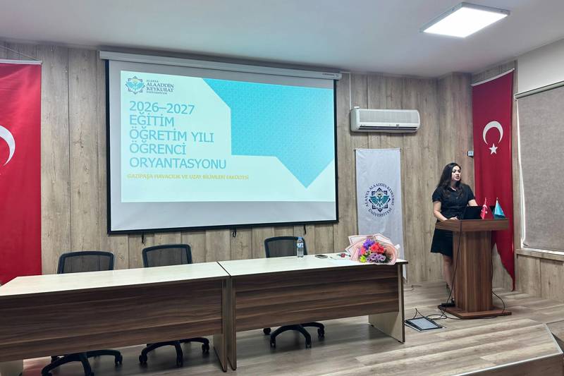GAZİPAŞA HAVACILIK VE UZAY BİLİMLERİ FAKÜLTESİNDE ÖĞRENCİ ORYANTASYON PROGRAMI GERÇEKLEŞTİRİLDİ