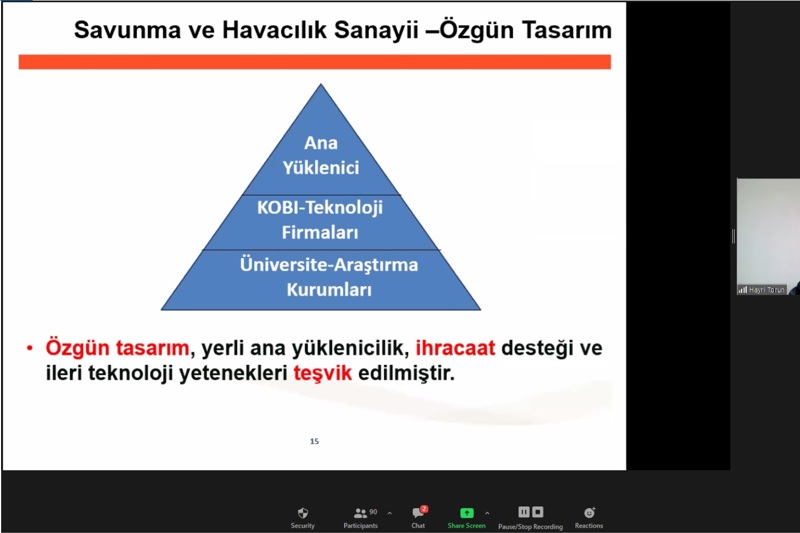 Fakültemizde "Savunma ve Havacılık Teknolojilerine Genel Bakış" Konferansı gerçekleştirildi