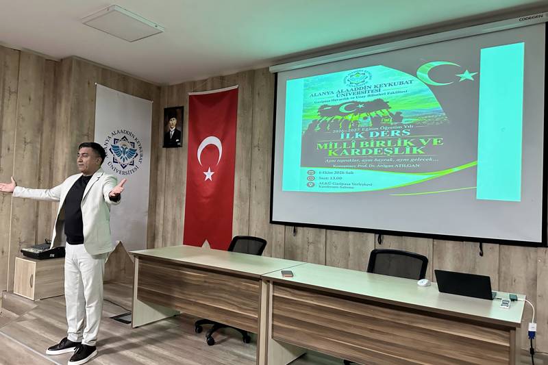 FAKÜLTEMİZDE İLK DERS: MİLLÎ BİRLİK VE KARDEŞLİK